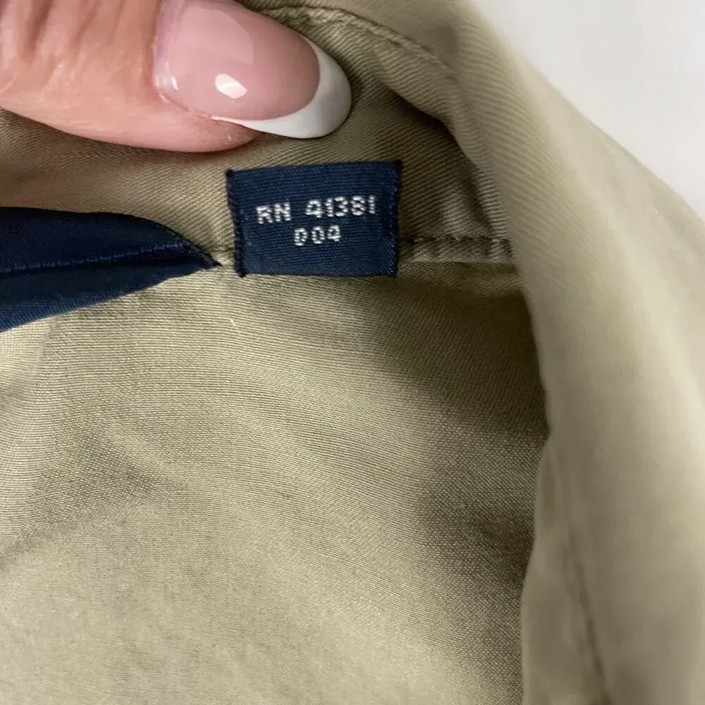 Vintage Polo Ralph Lauren Golf Harrington Men's Jacket Beige Large